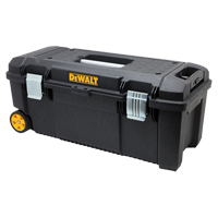 Tool Box on Wheels, 12-1/2" W x 28-1/2" D x 12" H, Black Dufferin Supply