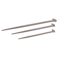 Rolling Head Pry Bar Set, 3 Pcs. Dufferin Supply