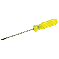 Electrician's Slotted Screwdriver, 5/32" Tip, Round, 7-3/4" L, Plastic Handle Dufferin Supply