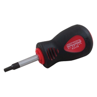 Tournevis &agrave; pointe carr&eacute;e &agrave; empreinte r&eacute;duite, Tige de #0, Ronde, 4" lo, Prise en Coussin&eacute;e Dufferin Supply