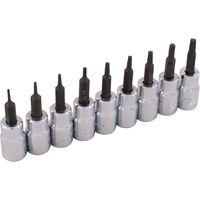 Socket Set, Torx&reg;, 3/8" Drive, 9 Pcs Dufferin Supply