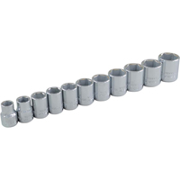 Jeu de douilles, 11 Mcx, Prise de 3/8" Dufferin Supply