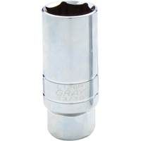 Spark Plug Socket, 3/8" Drive, 13/16" Socket, 1-1/10" L Dufferin Supply