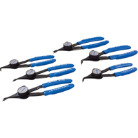 Convertible Retaining Ring Plier Set - Includes Plastic Case, 6 Pieces Dufferin Supply