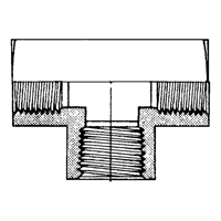 Female Pipe Tees, Brass, 1/8" Dufferin Supply