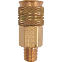Uniquik Quick Coupler, Brass Dufferin Supply