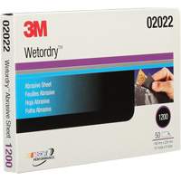 Wetordry 401Q Abrasive Sheet, 5-1/2" x 9", Fine Grit, Silicon Carbide Dufferin Supply