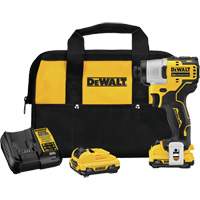 Xtreme Brushless Impact Driver Kit, 1/4", 1450 in-lbs Max. Torque, 12 V, Lithium-Ion Dufferin Supply