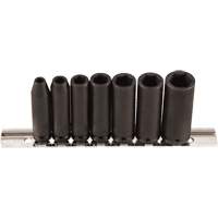 Jeu de douilles, 7 Mcx, Chocs, Prise de 1/4", Profond Dufferin Supply