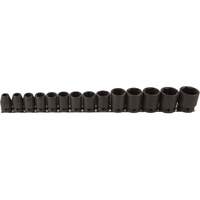 Jeu de douilles, 14 Mcx, Chocs, Prise de 1/2" Dufferin Supply