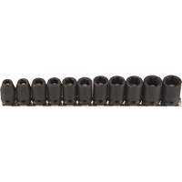 Jeu de douilles magn&eacute;tiques, 11 Mcx, Chocs, Prise de 3/8" Dufferin Supply