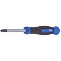 Tournevis Phillips de pr&eacute;cision, #00, 5" l, Prise Coussin&eacute;e Dufferin Supply