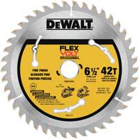 Lame TrackSaw FlexVolt, 6-1/2", 42 dents, Pour Bois Dufferin Supply
