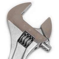 Adjustable Wrench - Boxed, 10" L, 1-5/16"/34 mm Max Width, Chrome Dufferin Supply