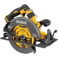 Scie circulaire sans balai Flexvolt Max avec frein &eacute;lectrique (outil seulement), 7-1/4", 60 V Dufferin Supply