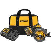 Ensemble de scie circulaire sans balai Flexvolt Max avec frein &eacute;lectrique, 7-1/4", 60 V Dufferin Supply