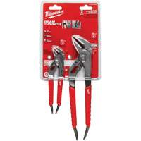 6" & 10" Comfort Grip Straight Jaw Pliers Set, 2 Pieces Dufferin Supply