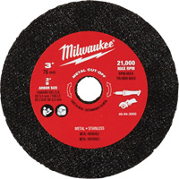 Metal Cut Off Wheel, 3" x 0.04", 3/8" Arbor Dufferin Supply