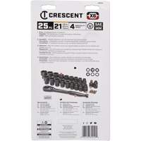 Mechanic's Tool Set, 25 Pcs, 3/8" Drive Size Dufferin Supply