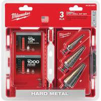 Step Drill Bit Set, 3 Pieces, High Speed Cobalt Dufferin Supply