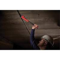 Cheater Adaptable Pipe Wrench, 2-1/2" Jaw Capacity, 18"/24"/10" Long, Powder Coated Finish, Ergonomic Handle Dufferin Supply