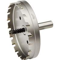 One-Piece Carbide Hole Cutters, 4", 3/16" Depth of Cut Dufferin Supply