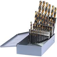 Drillco&reg; Metric Jobber Length Drill Bit Set, 25 Pieces, High Speed Steel Dufferin Supply