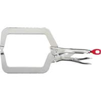 Torque Lock Locking Pliers with Deep Jaws, 9" Length, C-Clamp Dufferin Supply