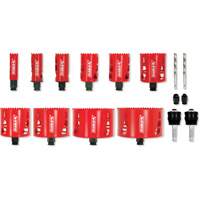 Electrician's Bi-Metal Hole Saw Set, 16 Pieces Dufferin Supply