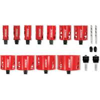 Plumber's Bi-Metal Hole Saw Set, 17 Pieces Dufferin Supply
