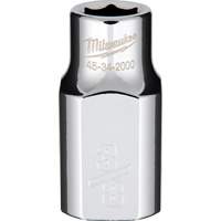 SAE Socket with Four Flat Sides, 3/8", 1/2" Drive, 6 Points Dufferin Supply