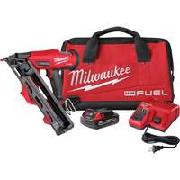 M18 Fuel 15 Gauge Finish Nailer Kit, 18 V, Lithium-Ion Dufferin Supply