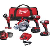 Trousse 5 pi&egrave;ces doutil combin&eacute; M18, Lithium-ion, 18 V Dufferin Supply
