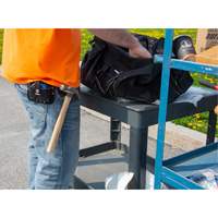 Porte-outil &agrave; anneau en acier, Support pour marteau, Cuir, 0 Poches Dufferin Supply