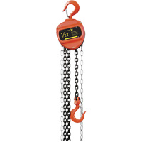 VCH Series Chain Hoist, 20' Lift, 1100 lbs. (0.5 tons) Capacity, Heat-Treated Alloy Steel Chain Dufferin Supply