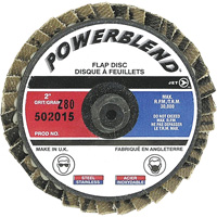 Disque &agrave; feuillets PowerBlend Roll-On, 2" x Type R, Grain Z80 Dufferin Supply