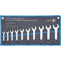 SCWS-10S Stubby Wrench Sets, Combination, 10 Pieces, Imperial Dufferin Supply