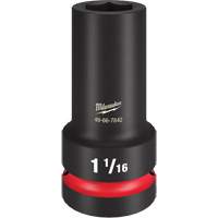 Shockwave Impact Duty Thin Wall Extra Socket, Impact, 1-1/16", 1" Drive, 6 Points, Deep Dufferin Supply
