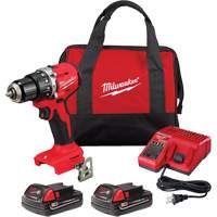 Ensemble perfomarteau/tournevis compact sans balai  M18, Lithium-ion, 18 V, Mandrin 1/2", Couple 550 lb-po Dufferin Supply