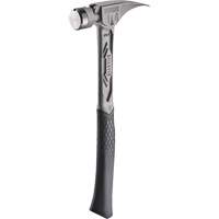 TIBONE Smooth Titanium Framing Hammer, 14 oz., Solid Steel Handle, 15-1/4" L Dufferin Supply