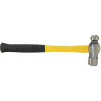 Ball Pein Hammer, 24 oz. Head Weight, Plain Face, Fibreglass Handle UAX250 | Dufferin Supply