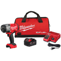 M18 Fuel High Torque Impact Wrench with Friction Ring Kit, 18 V, 1/2" Socket Dufferin Supply
