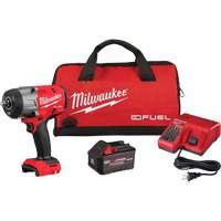 M18 Fuel High Torque Impact Wrench with Friction Ring RedLithium Forge Kit, 18 V, 1/2" Socket Dufferin Supply