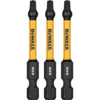 3-Piece FLEXTORQ&reg; Impact Screwdriving Bits, Square, #3, 1/4" Drive Dufferin Supply