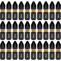 30-Piece FLEXTORQ&reg; Impact Driver Bit Set, Phillips, #2, 1/4" Drive Dufferin Supply