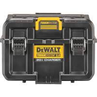 TOUGHSYSTEM<sup>®</sup> 2.0 20V Dual Port Charger, 15" W x 14" D x 9" H, Black/Yellow UAX513 | Dufferin Supply