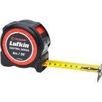 Control Series™ Yellow Clad Tape Measure, 1-3/16" x 26'/8 m, Imperial & Metric Graduations UAX563 | Dufferin Supply