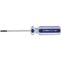 Blue Transparent Striped Philips Screwdriver, #0, Plastic Handle Dufferin Supply