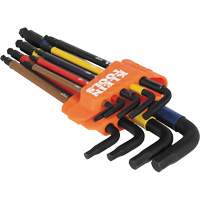 Jeu de cl&eacute; hex de style L extra longues et chromocod&eacute;es avec support, 9 mcx, Imp&eacute;rial Dufferin Supply