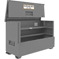 57.4 cu. ft. Jobsite Piano Box, 72-7/16" W x 33-7/8" D x 49-7/16" H, Grey Dufferin Supply